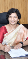 Asha Ajith, IAS, MA(Economics)